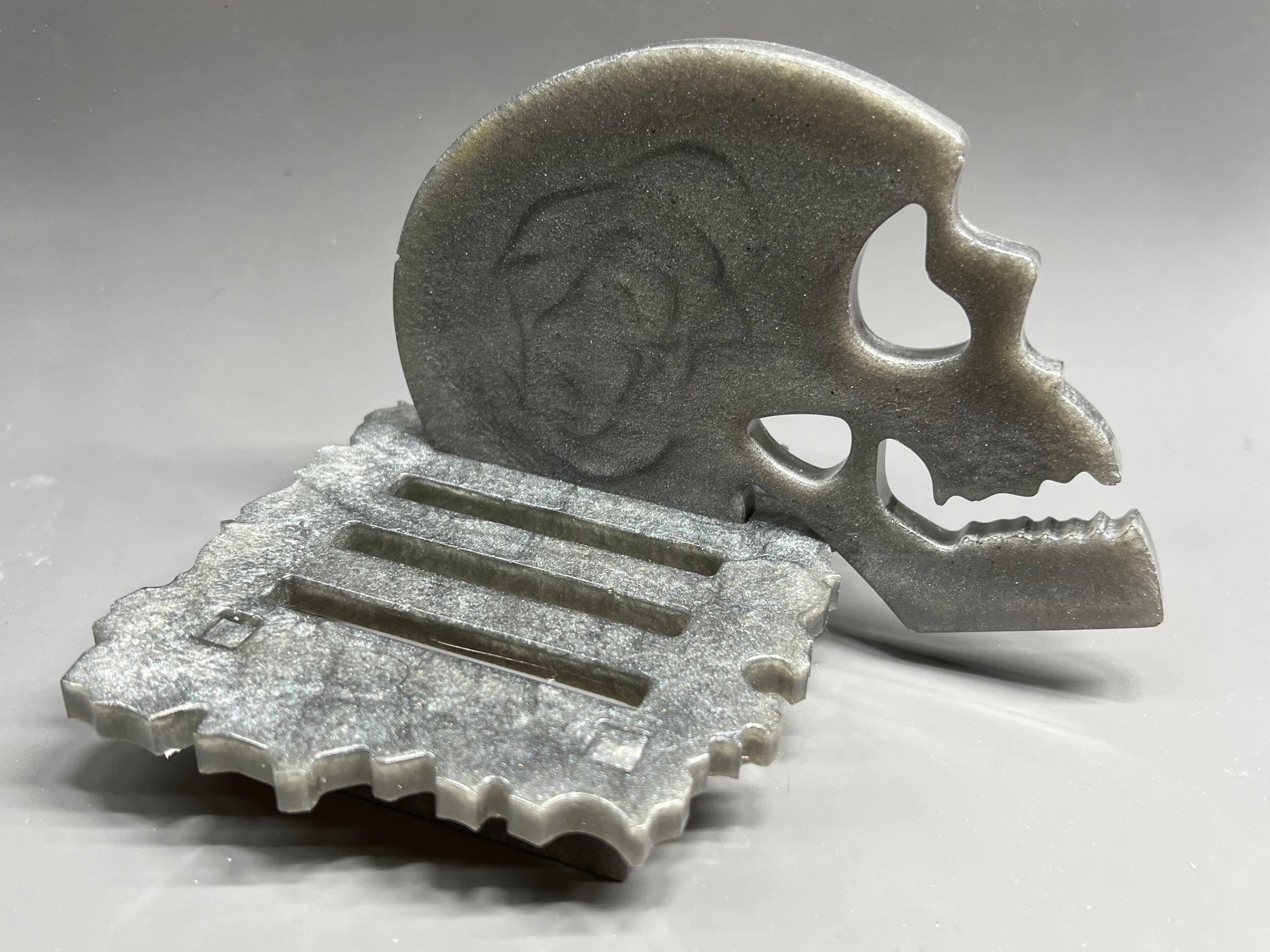Skull five piece coaster set