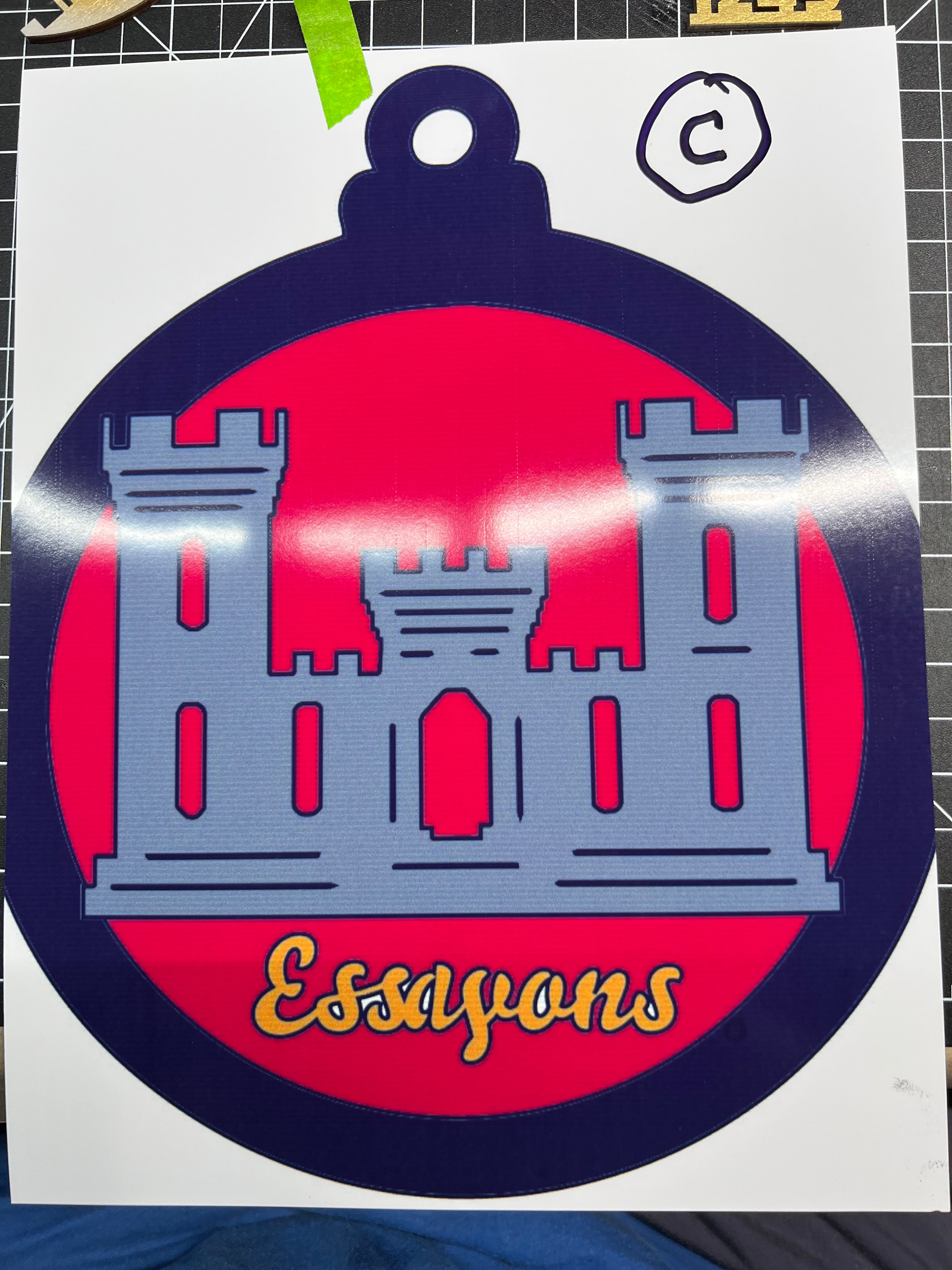 Engineer castle display 442