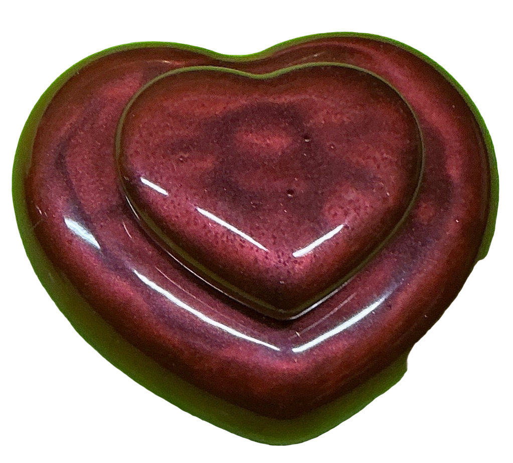 Small heart shaped container