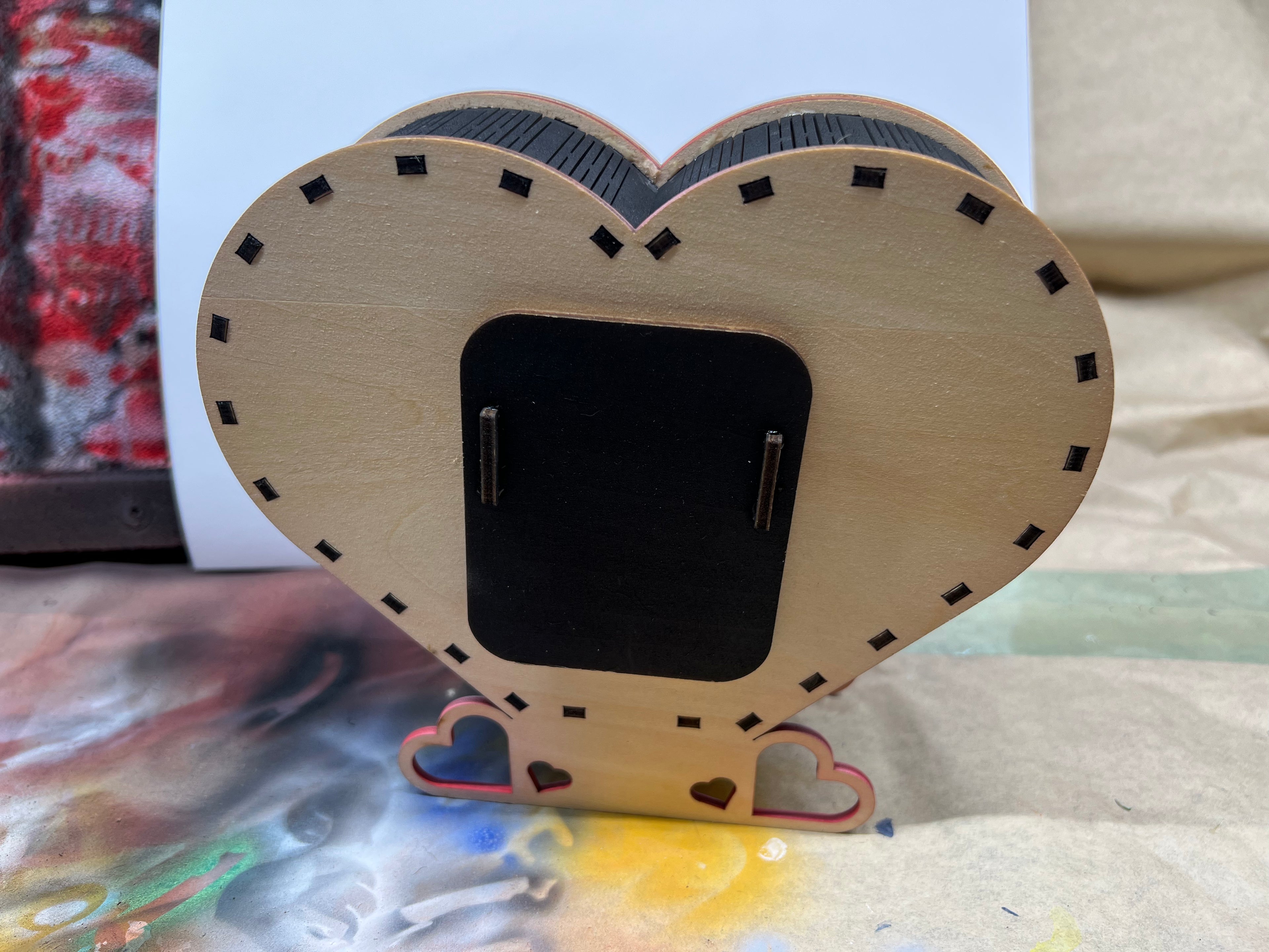 Heart tealight holder