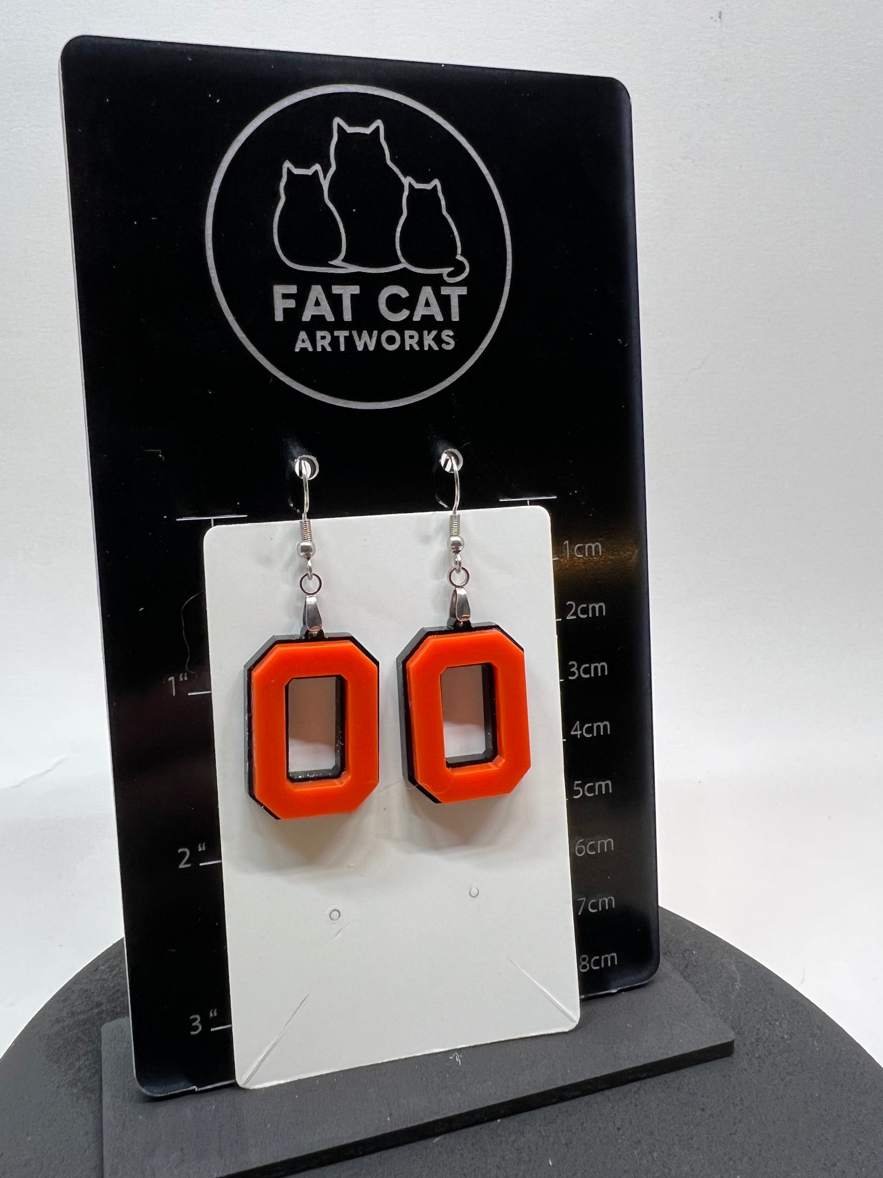 OSU earrings