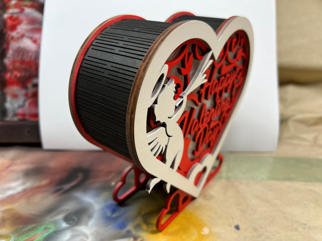 Heart tealight holder