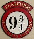 Harry Potter train station sign