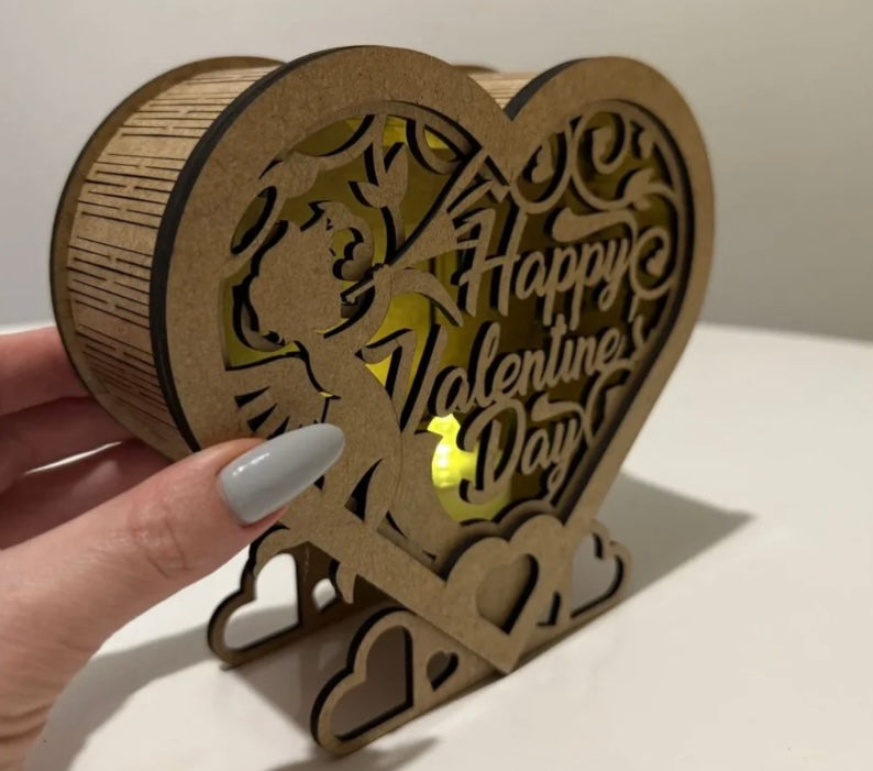 Heart tealight holder