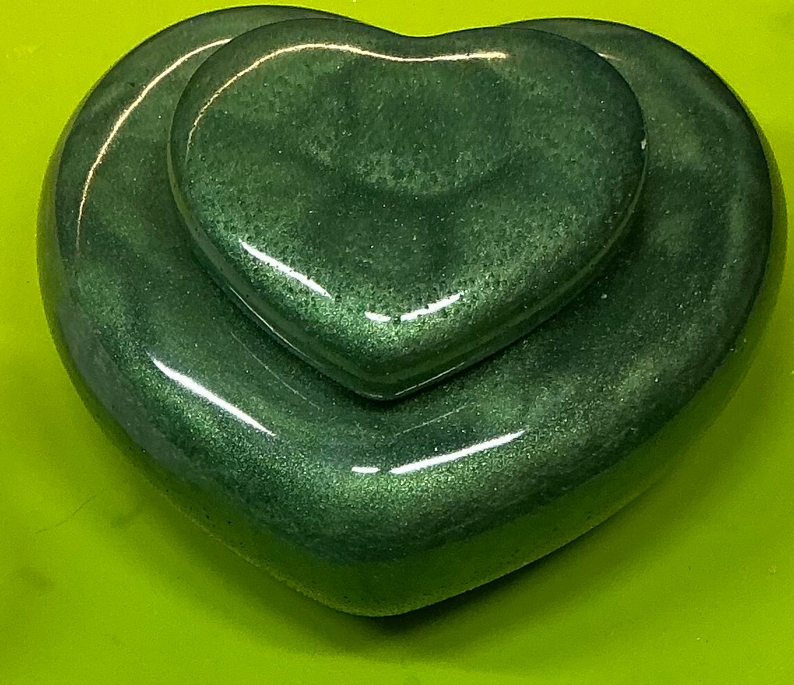 Small heart shaped container