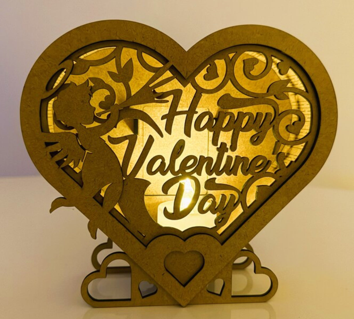 Heart tealight holder