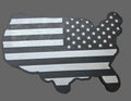 Wooden American flag, combat flag edition