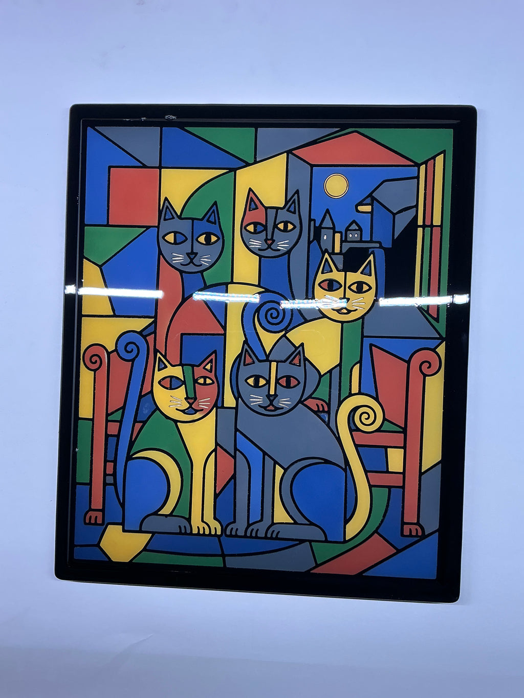 5 Cats Wall Decor Picasso-inspired