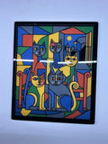 5 Cats Wall Decor Picasso-inspired
