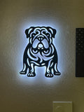 Bulldog wall decoration