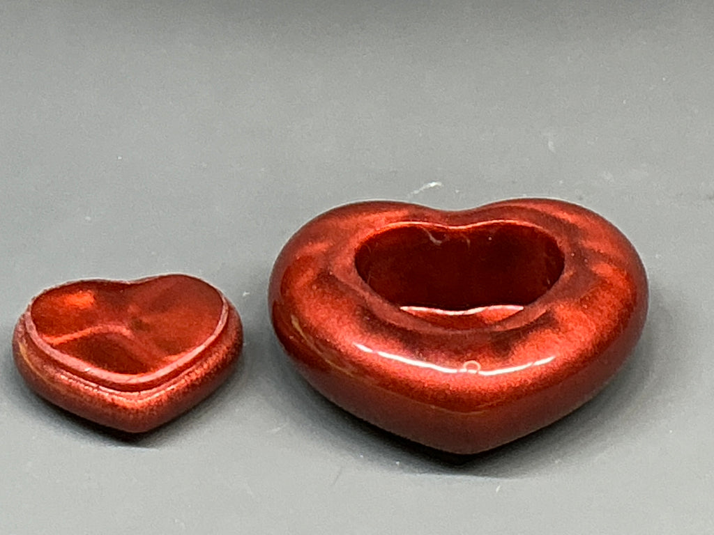 Small heart shaped container