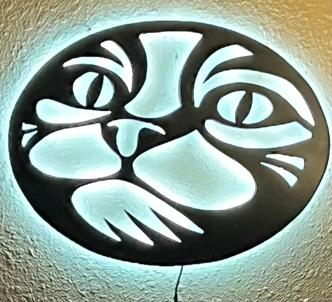 Big cat wall decoration